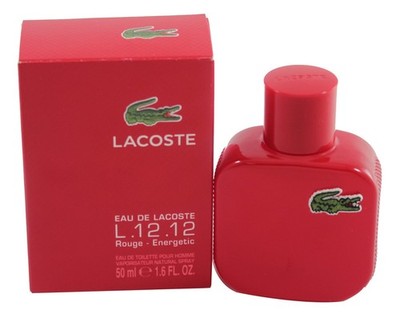 Eau De Lacoste L.12.12 Rouge Energatic 3.3/3.4.oz/ EDT Spray New In Box