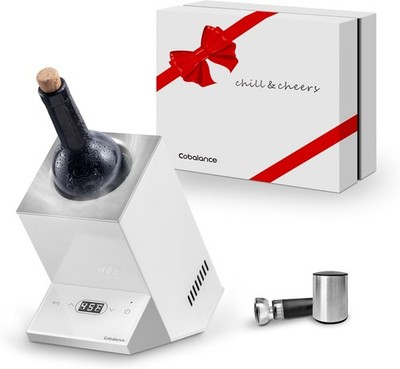 Elektrischer Weinkühler Einzelflasche Leise Eisfrei Kühler 750ml Geschenkset