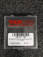 Thorlabs LB1901-ML Mounted N-BK7 Bi-Convex Lens, Ø1" f = 75.0 mm Uncoated