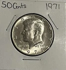 1971 Kennedy Half Dollar No Mint Mark