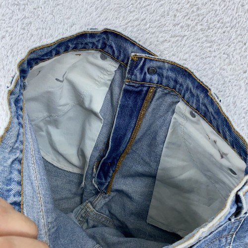 Vintage Levis Orange Tab Jeans Mens 30x28 Faded Distressed 90s Straight Leg - Picture 11 of 12