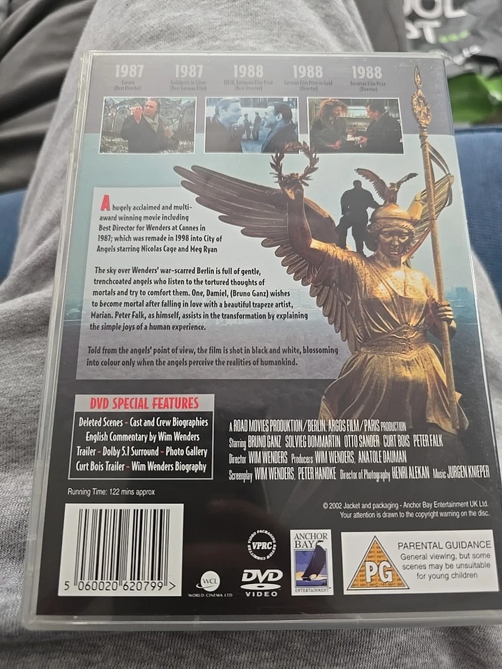 Wings of Desire DVD a Wim Wenders German Film PG PAL Good Condition - Image 2 of 4