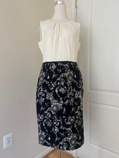 Carolina Herrera Lace Embellished Dress Size 14US