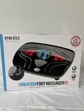 Homedics Vibration Foot Massager Black Soothing Heat Acu-Node Roller