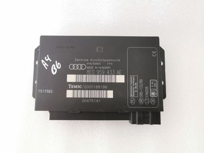 Audi A4 8E B6 B7 Zentralsteuergerät Komfortsteuergerät Modul 8E0959433AE
