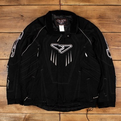 Vintage FXR Racing Jacket XL Cold Cross JKT Factory Ride Geometric Black