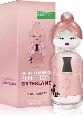 New Benetton Sisterland BLUSH CHERRY Eau de Parfum Spray 80ml / 2.7 fl.oz EDP