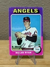 1975 NOLAN RYAN VINTAGE TOPPS MLB BASEBALL CARD #500 CALIFORNIA ANGELS