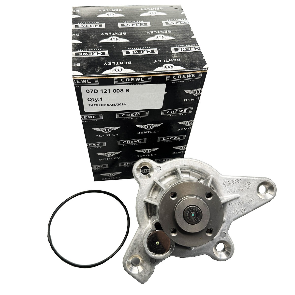 Bentley Continental GT Water pump with housing P/N 07D121008A