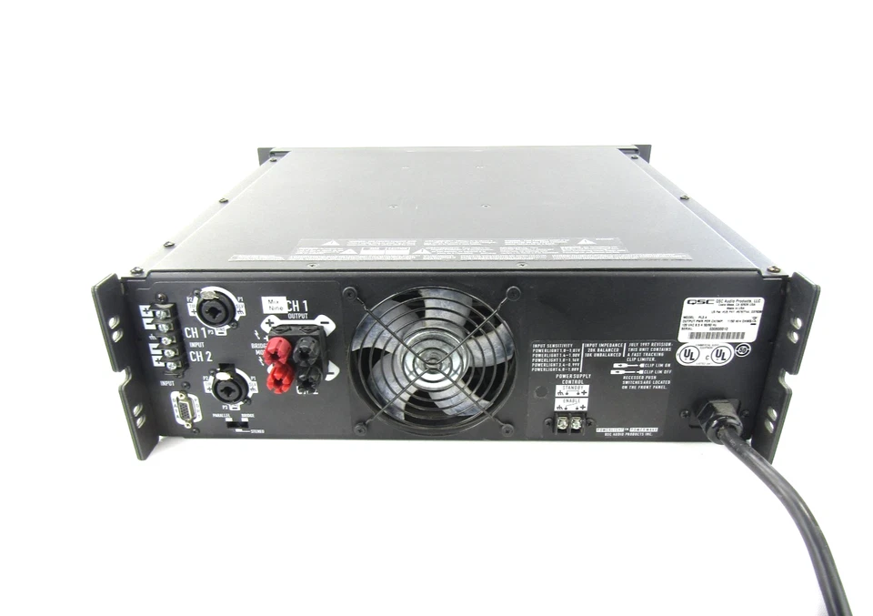 QSC Powerlite 3.4 PL3.4 3400 Watt Professional Amplifier - Image 3 of 4