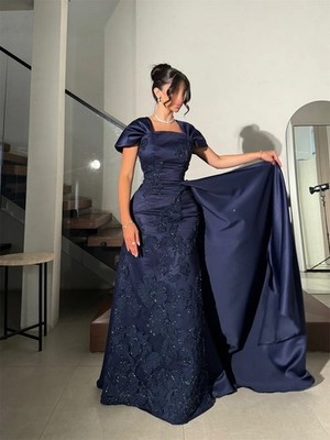 Fish Tail Evening Dresses for Special Occasions Custom Made Prom Dresses Party