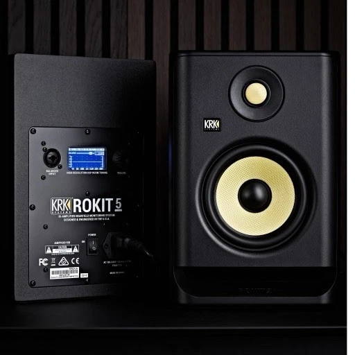 KRK ROKIT 5 G4 Studiomonitor ,Schwarz/Gelb - Bild 1 von 1