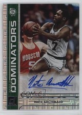 2020-21 Donruss Hall Dominator Signatures /49 Tiny Archibald Nate Auto HOF 19n6