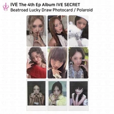 IVE 4th EP Album IVE SECRET Beatroad Luckydraw Photocard WONYOUNG REI LIZ YUJIN