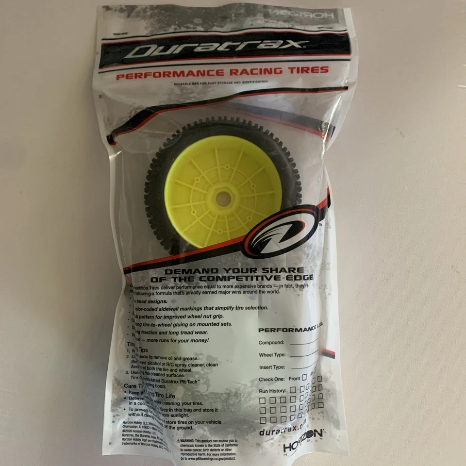 Duratrax Equalizer C2 Buggy Yellow Mounted Wheels DTXC3647 NEW - Image 4 of 4