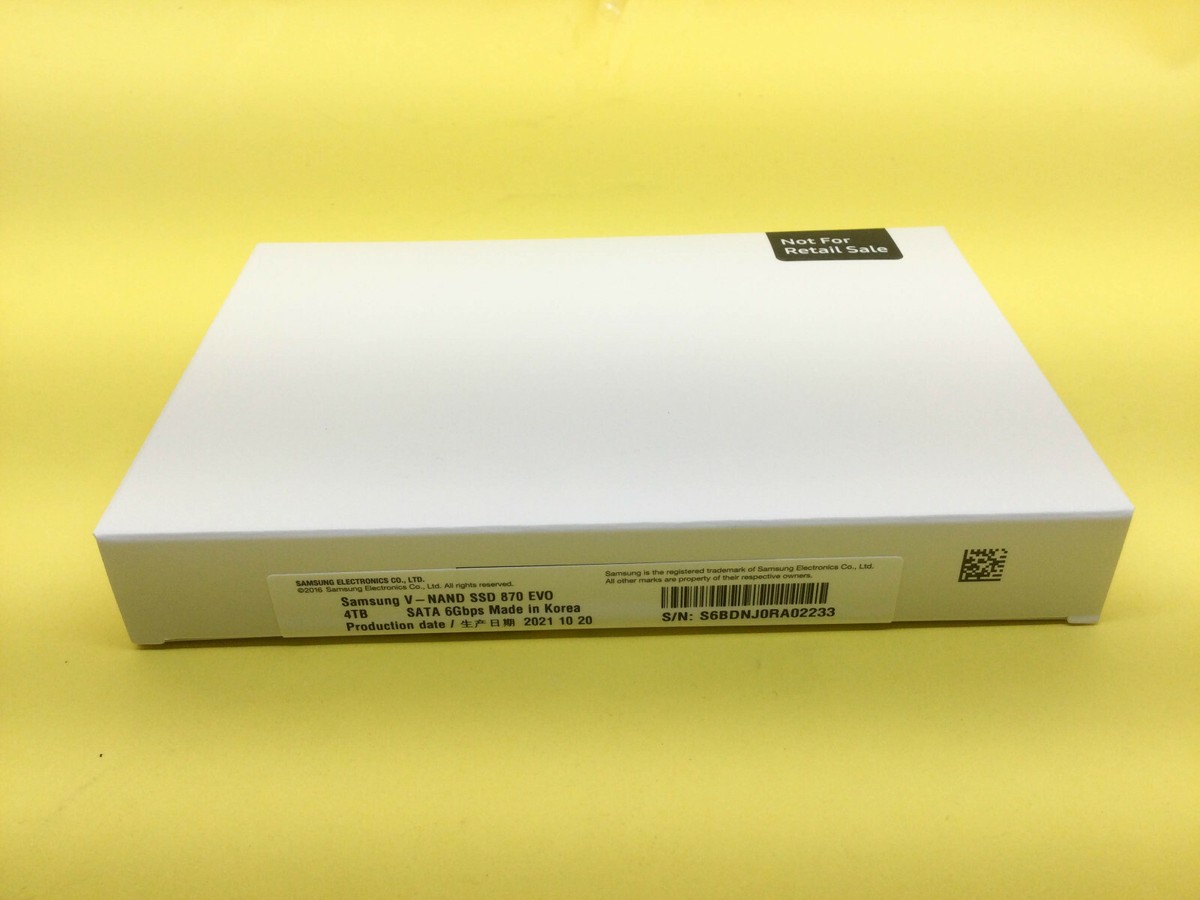 Samsung 870 EVO SSD 4TB　2個セット SAMSUNG 860 EVO 4TB 2.5