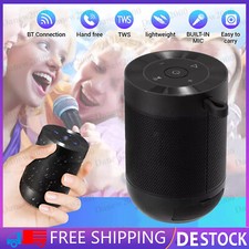 Tragbarer TWS Bluetooth 5.3 Lautsprecher 360HD Stereo Subwoofer TF Wasserdicht