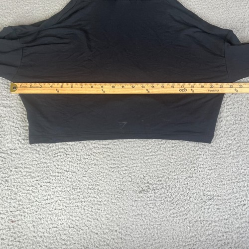 Sudadera con Capucha Gymshark Grande Negra Whitney Simmons Performance Suéter - Imagen 12 de 18