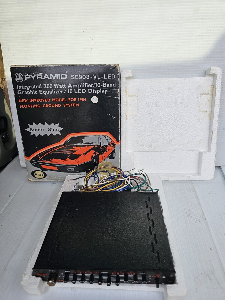 ミュージック s.a Vintage Pyramid Graphic Equalizer, 200 Watts SE903-VL-LED | eBay