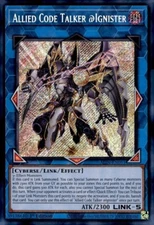 Yugioh! - Allied Code Talker @Ignister - ALIN-EN051 - Secret Rare - 1st Edition