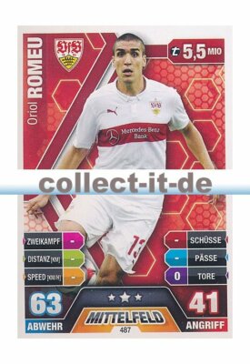 Match Attax Extra 14/15 - 487 - Oriol ROMEU
