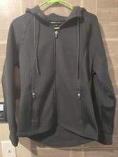 SWISS TECH Graystone Waffle Knit Tech Fleece Hoodie Jacket Sz S/Ch 4-6 STOL47395