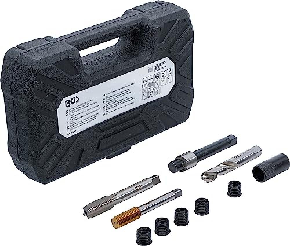 BGS 74243 | Kit di riparazione filettatura di scarico dell'olio | per carter in