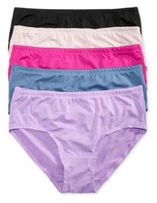 Fruit of the Loom Women's 5-Pack Premium Breathable Micro-Mesh Low Rise Briefs