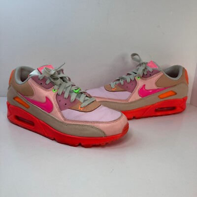 nike air max 90 platinum crimson