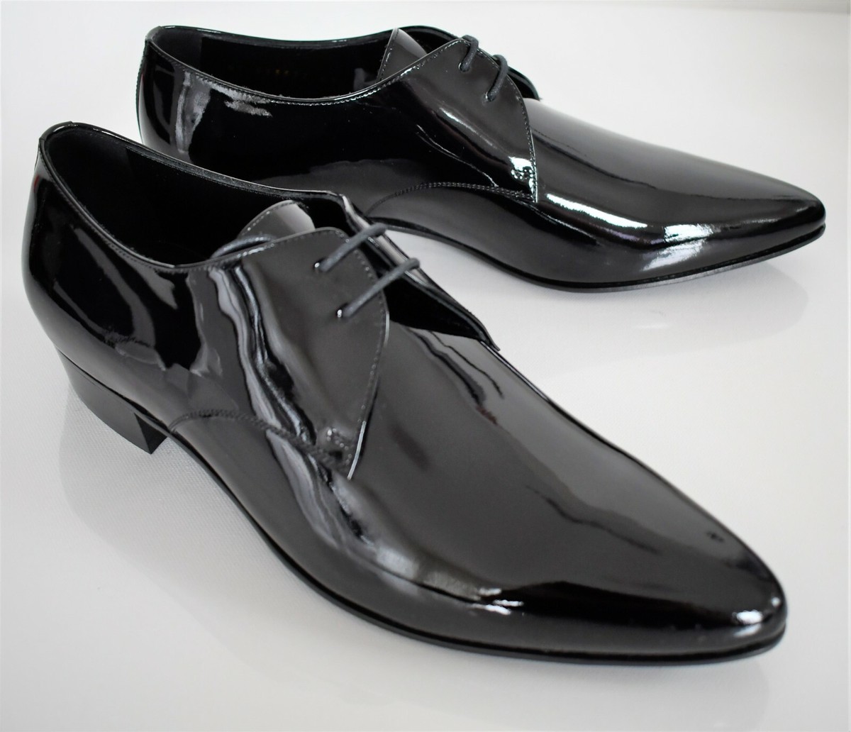 🆕️ SAINT LAURENT Paris Black PATENT LEATHER 