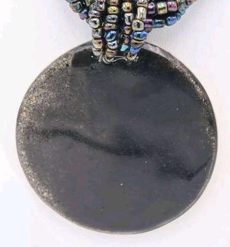 Grande Collana In Madreperla Naturale E Perline Iridescenti - PERFETTA - Foto 9 di 9