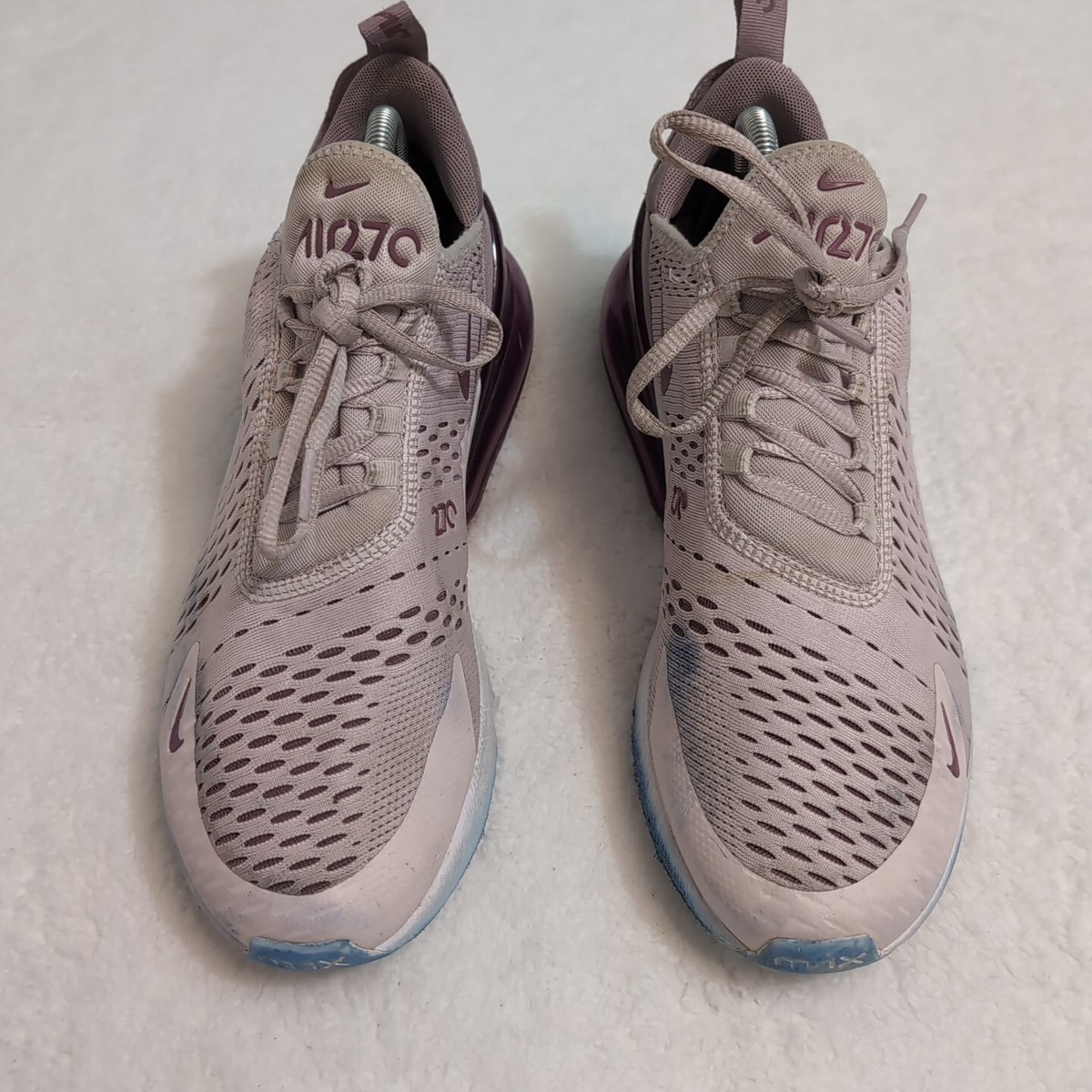 Nike Air Max 270 Barely Rose Shoes AH6789-601 Womens 11 | eBay
