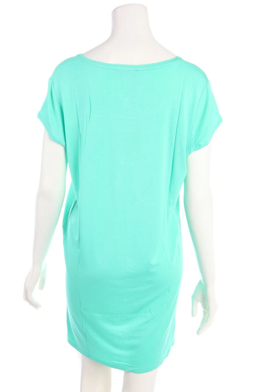 Abito VERSACE JEANS Stampa M verde smeraldo nero NUOVO