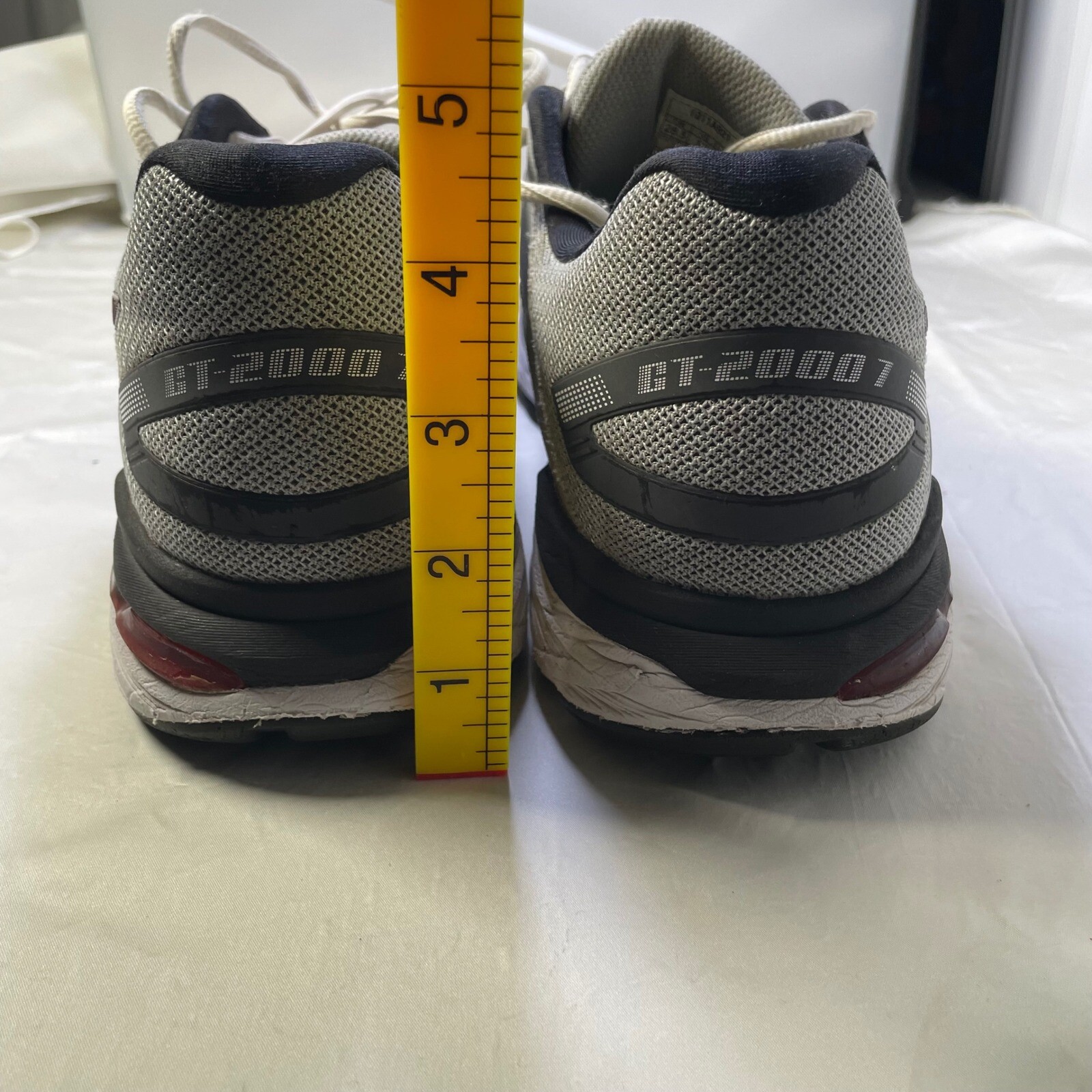 Asics GT-2000 7 Running Shoes Lightweight Athletic Sneakers Gray Red Size 11 thumbnail 9