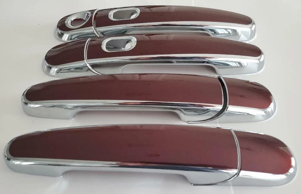 Superposiciones de manija de puerta personalizadas cromadas o negras Ford Taurus 2010-2020 TÚ ELIGES CLR  Foto 3 de 4