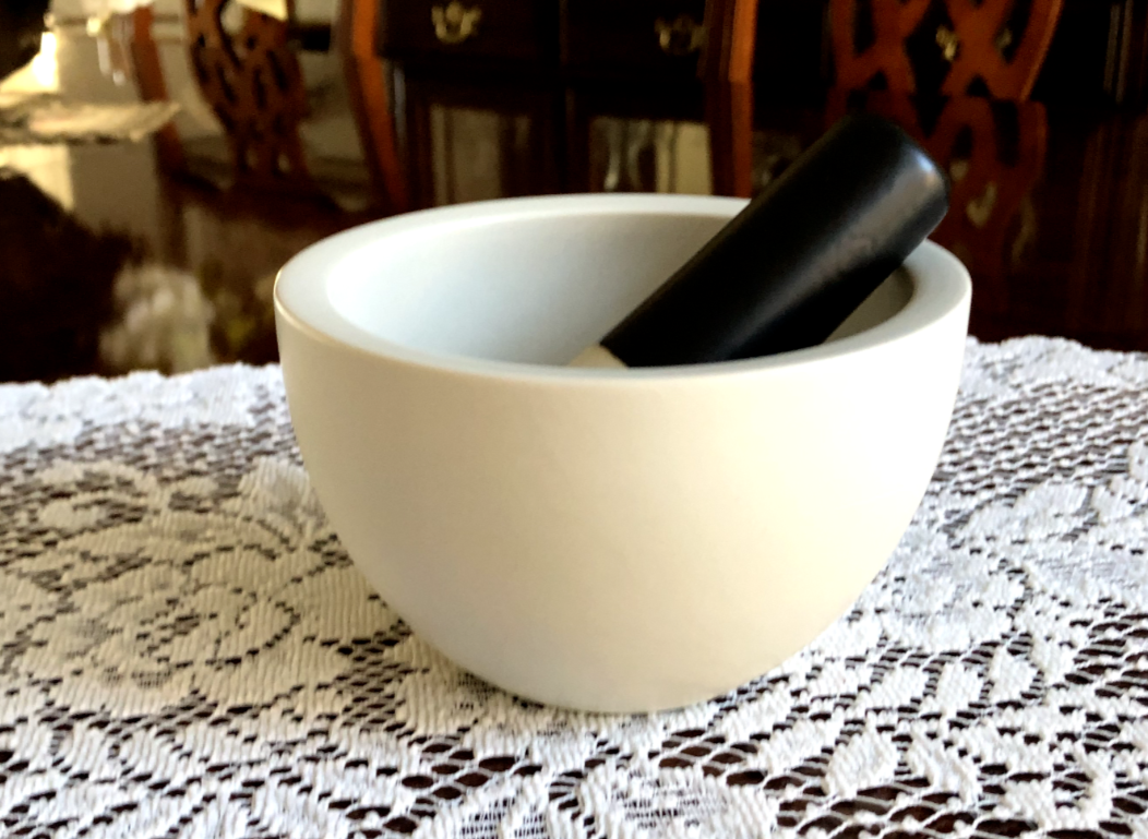 Hearth & Hand Magnolia Stone Mortar and Pestle Set New
