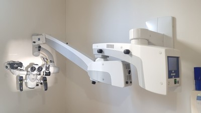 ZEISS OPMI ProErgo OP Mikroskop Wand-Stativ Xenon Kamera Dental Microscope