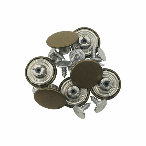 17/20MM Jeans Buttons Hammer on Denim Replacement for Leather Craft Coats Jacket - Picture 13 of 16