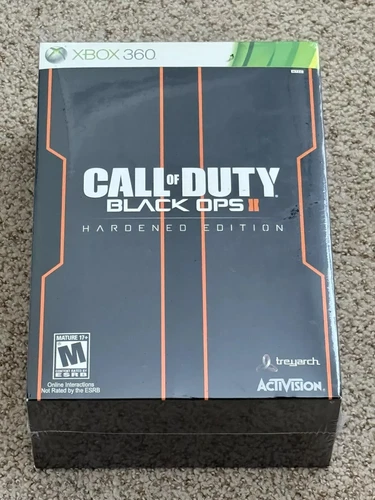 CALL OF DUTY Black Ops II 2 Hardened Edition XBOX 360 Treyarch-NIB Shrink Wrap