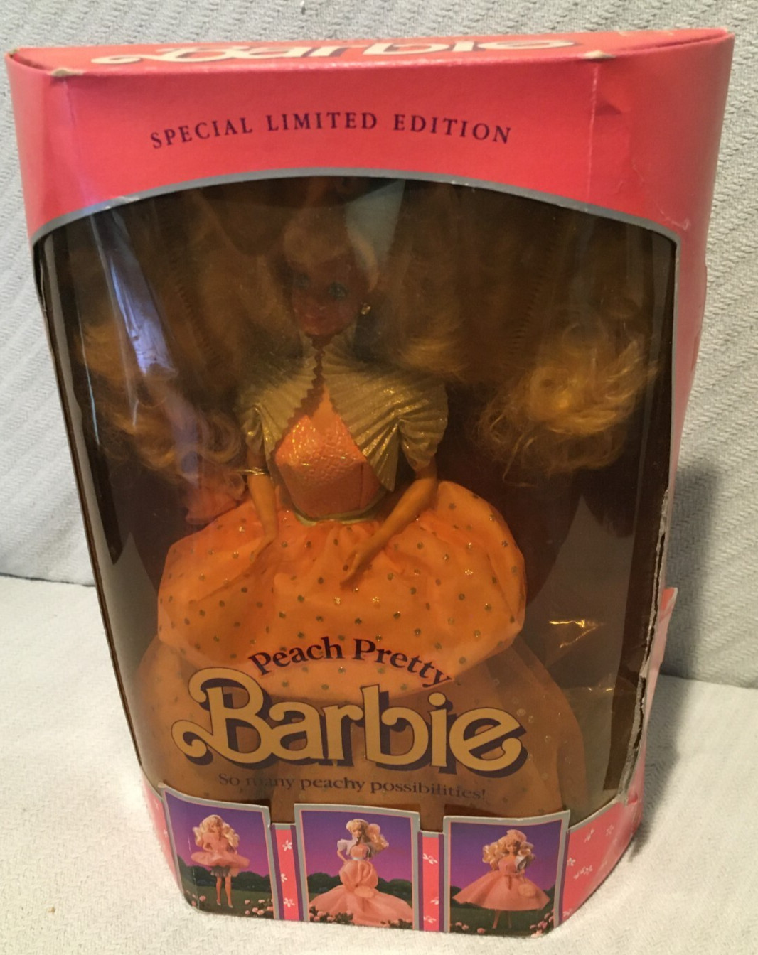 Peach Pretty Barbie No 1870 1989 Mattel Special Limited Edit