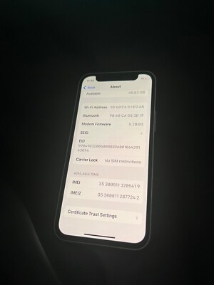 Apple iPhone 12 mini - 64 GB - Silver White (Unlocked)