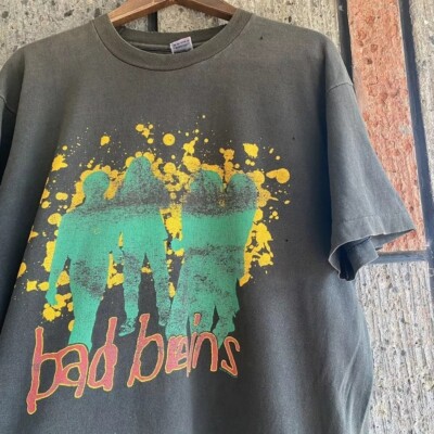 1989 Bad Brains Quickness Tour Band Concert Black Unisex Tshirt Reprint S-5XL