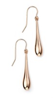 Rose Gold Long Drop Earrings Rose Gold Long Drop Earrings