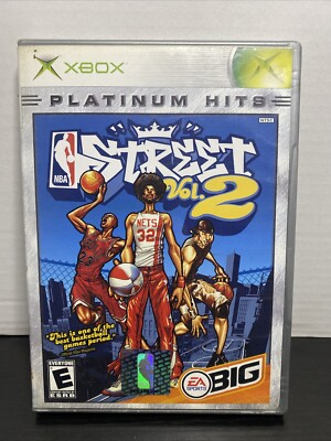 NBA Street Vol. 2 (Platum Hits Microsoft Xbox, 2003) Complete Tested W/ Manual