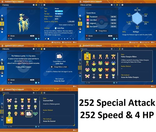 Every SHINY 6IV XXL EV Trained Legendary All Ribbons Pokemon Scarlet/Violet Home - Picture 44 of 74
