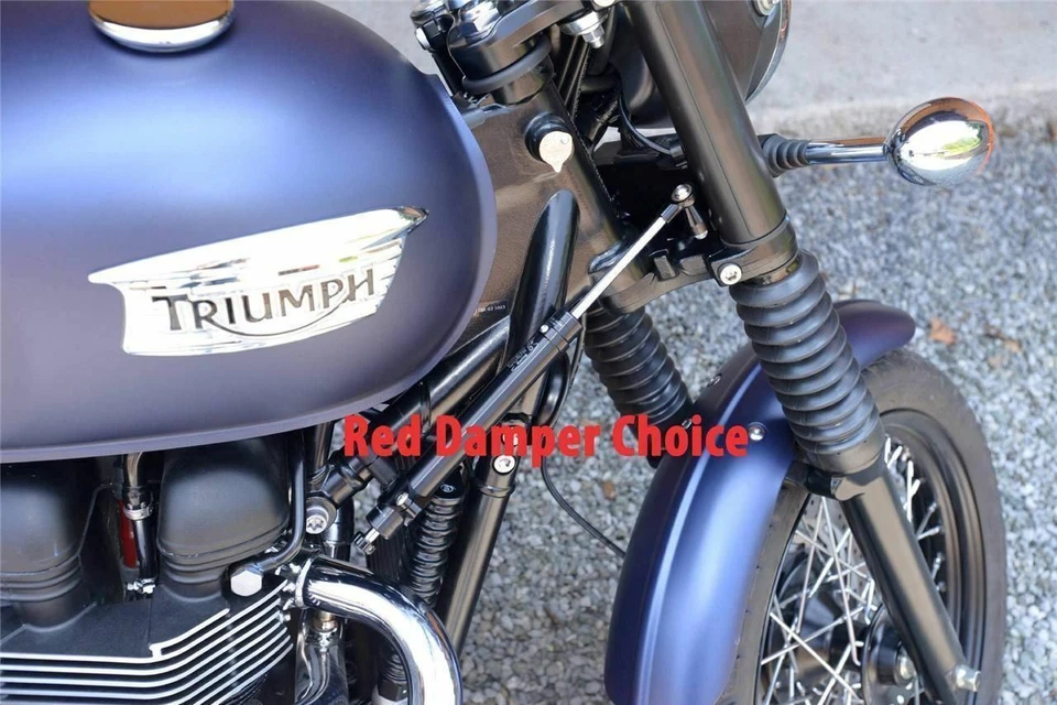 Triumph Bonneville &T100 2010-2020 Toby Amortisseur de direction+kit de montage Foto 2 de 3