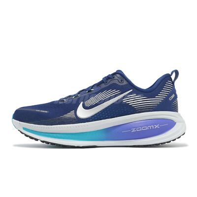 Nike Vomero 18 Blue Void Metallic Silver Men Road Running Shoes
