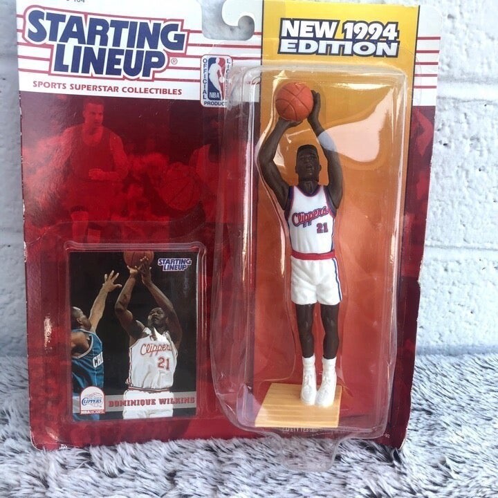New In Box Starting Lineup 1994 Dominique Wilkins Clippers | eBay
