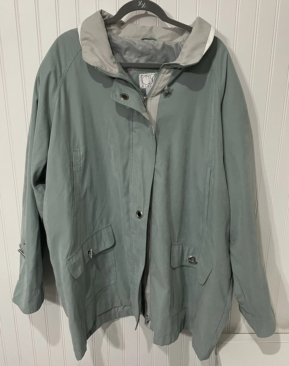 Mint blue jacket store