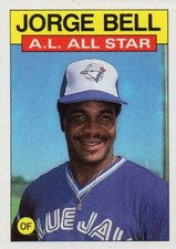 GEORGE BELL 1986 TOPPS ALL STAR
